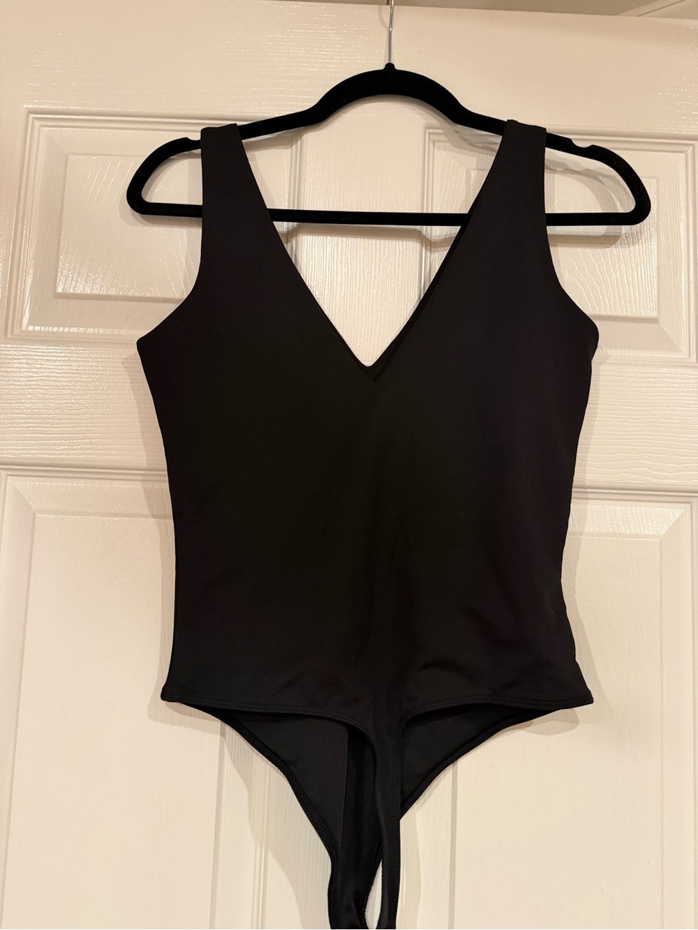 Dress Forum Black V-Neck Kids One-Piece Bodysuit